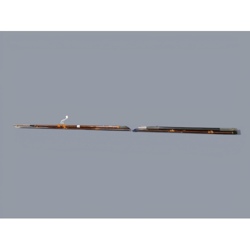 298 - VINTAGE HARDY VICTOR 12FT TWO PIECE FISHING ROD