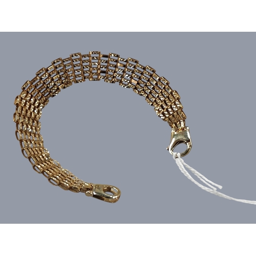 429 - 9 CARAT GOLD BRACELET 10G