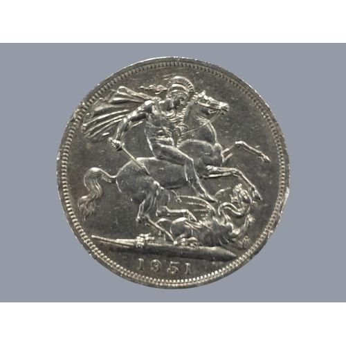 436 - GEORGE VI 1951 FIVE SHILLING COIN