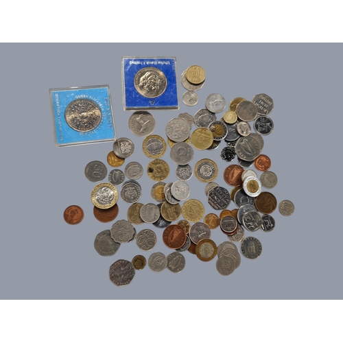 438 - BAG OF COINS