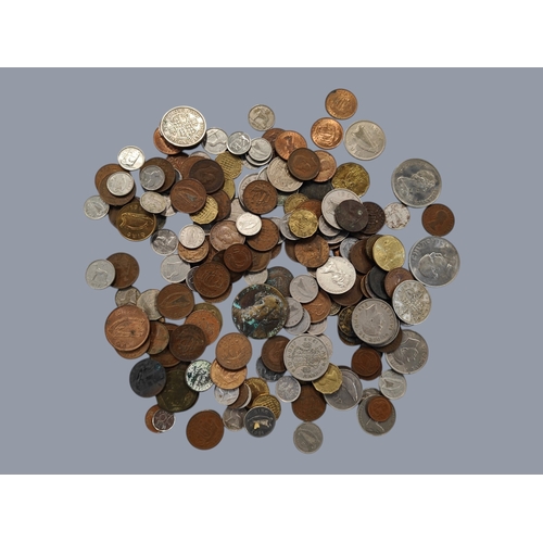 442 - BOX OF COINS