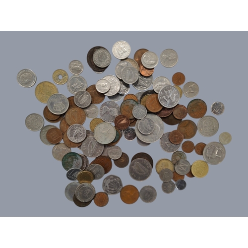 443 - TIN LOT OF OLD COINS