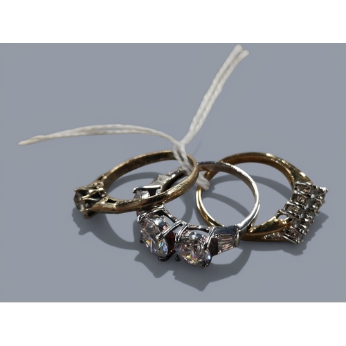 463 - 3 DRESS RINGS