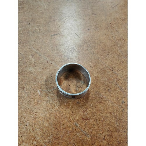 459 - SILVER MANCHESTER UNITED RING