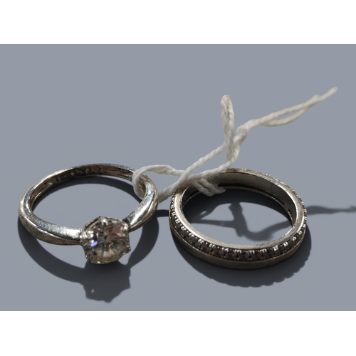483 - 2 SILVER RINGS