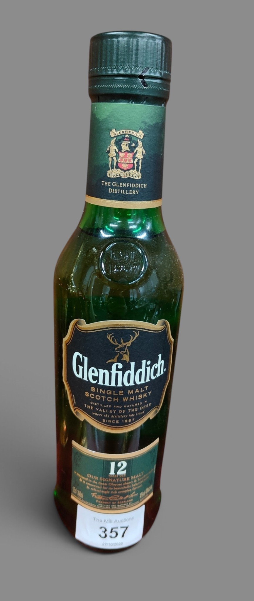 GLENFIDDICH SINGLE MALT WHISKEY 12 YEARS OLD SEALED