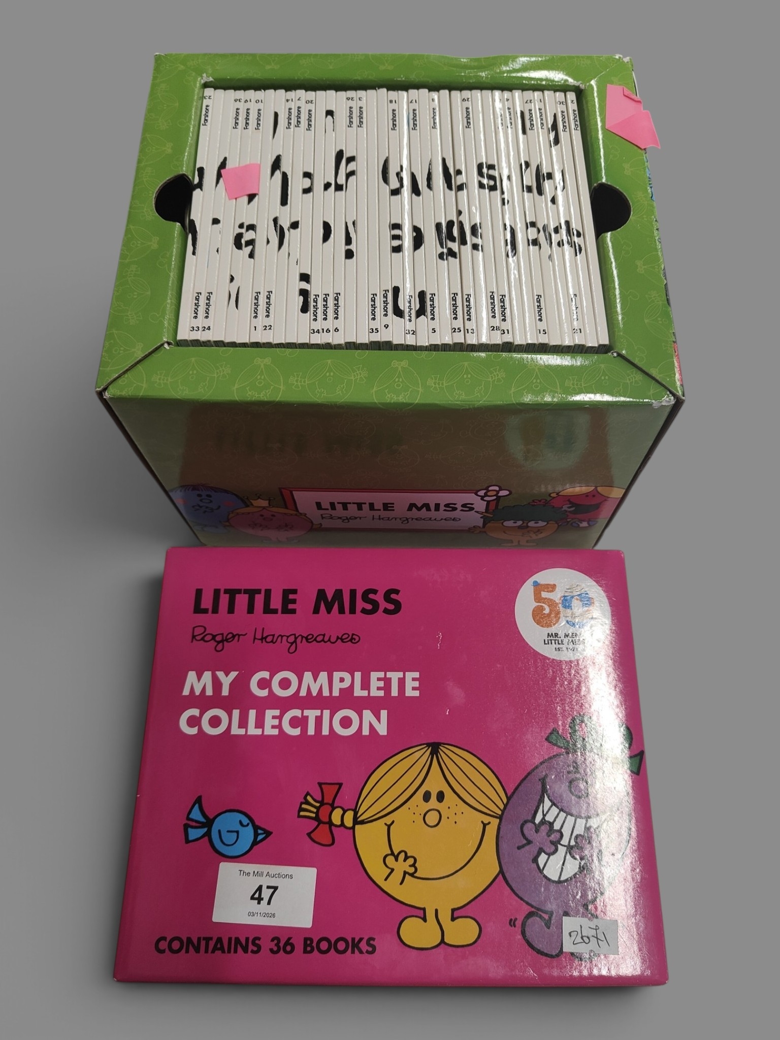 COMPLETE SET OF LITTLE MISS BOOKS
