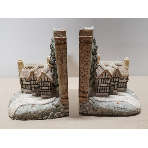 184 - PAIR OF COTTAGE BOOKENDS