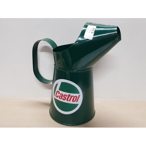 125 - METAL 1 LITRE CASTROL OIL CAN