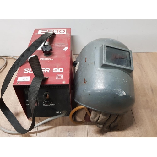 135 - ELTO SUPER 90 WELDER AND FACE GUARD