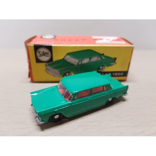 146 - VINTAGE SIKU DIE CAST CAR FIAT 500 WITH ORIGINAL BOX