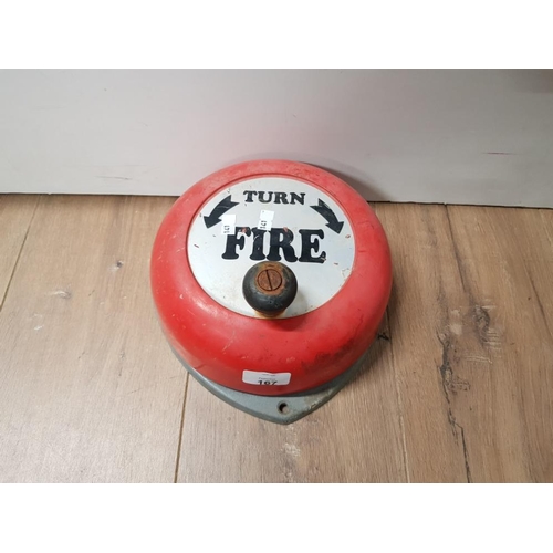 167 - VINTAGE FIRE ALARM