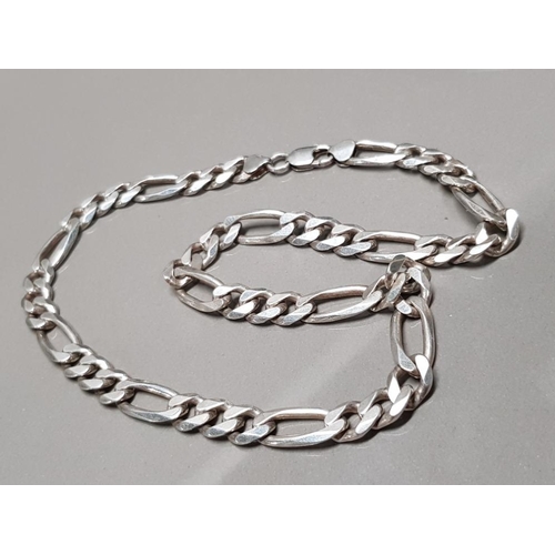 265 - 20 INCH STAMPED SILVER 925 CURB CHAIN 64.7G