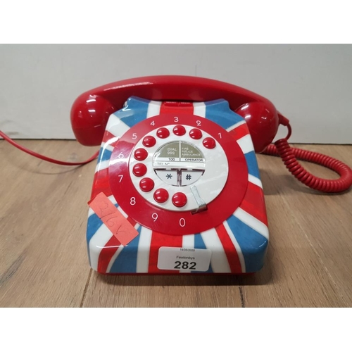 282 - UNION JACK NOVELTY TELEPHONE