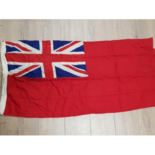 382 - VINTAGE RED DUSTER FLAG