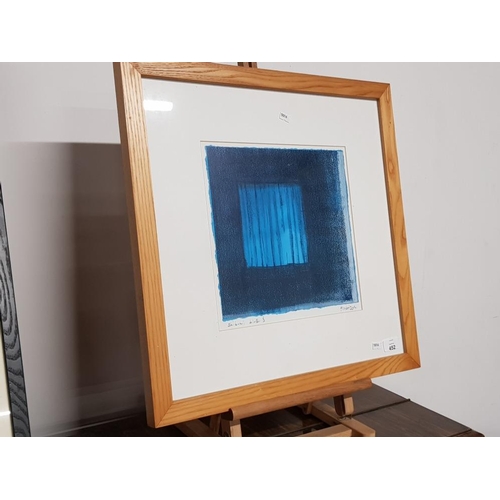 452 - TIM HARBRIDGE SIGNED PRINT SHIBUMI BLUE