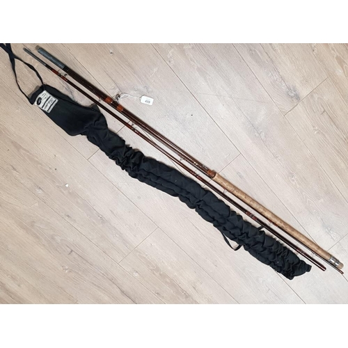 459 - 13FT SHAKESPEARE ALPHA CARBON MATCH 3 PIECE FISHING ROD WITH PROTECTIVE BAG