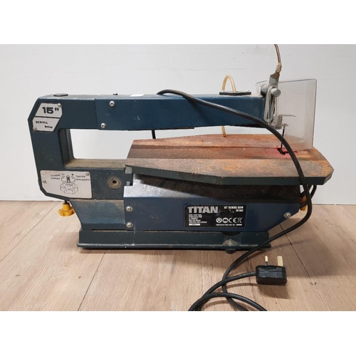 296 - TITAN 16INCH ELECTRIC SCROLL SAW       SIZE 53CM X 32CM