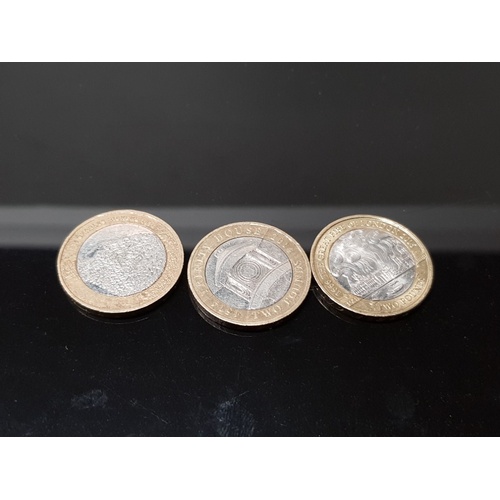 34 - 5 COLLECTABLE 2 POUND COINS INCLUDES TRINITY HOUSE AND WILLIAM SHAKESPEARE