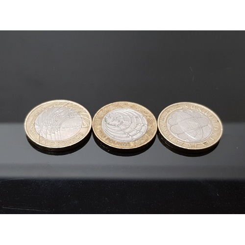 35 - 5 COLLECTABLE 2 POUND COINS INCLUDES THE GREAT FIRE OF LONDON AND 1999 RUGBY NATIONS