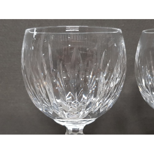 182 - 2 STUNNING WATERFORD LEAD CRYSTAL WINE GLASSES