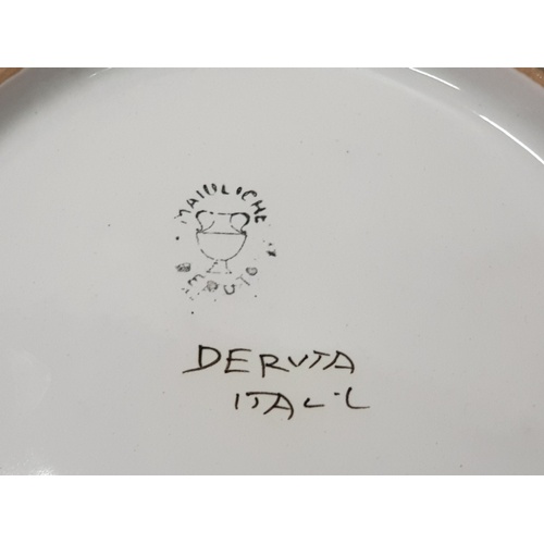 206 - SBERNA DERUTA ITALIAN HAND PAINTED POTTERY CERAMIC BOWL