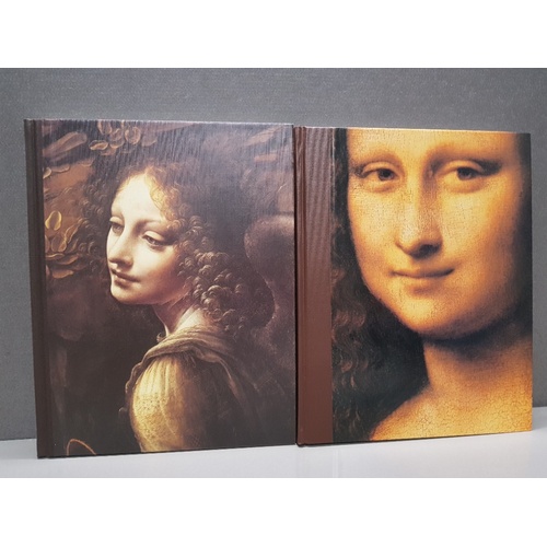 211 - 2 BOOKS FROM THE FOLIO SOCIETY INCLUDING BOOK OF THE 100 GREATEST PORTRAITS AND LEONARDO DA VINCI