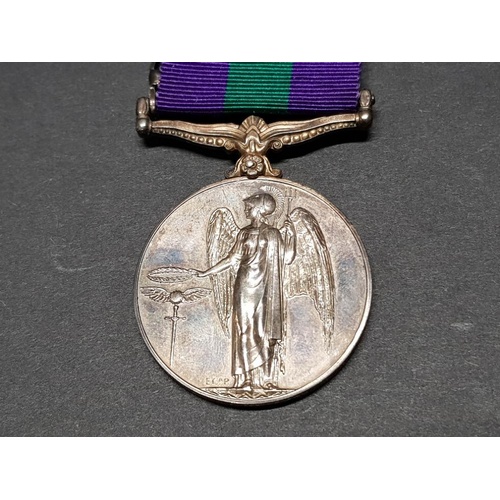 23 - GENERAL SERVICE MEDAL GEORGE VI, PALESTINE 1945-48 ON CLASP AWARDED TO 14312004 SJT W. AYNSLEY. CHES... 