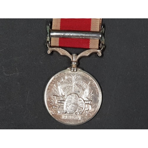 26 - QUEEN VICTORIA 2ND CHINA WAR MEDAL UNNAMED WITH CANTON 1857 CLASP, EF