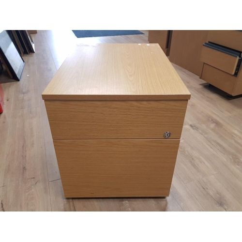 270 - A 2 DRAWER FILING CHEST 43CM BY 49CM BY 60CM