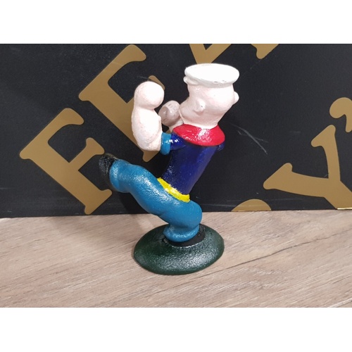 229 - CAST METAL KUNG FU POPEYE FIGURE 15CM