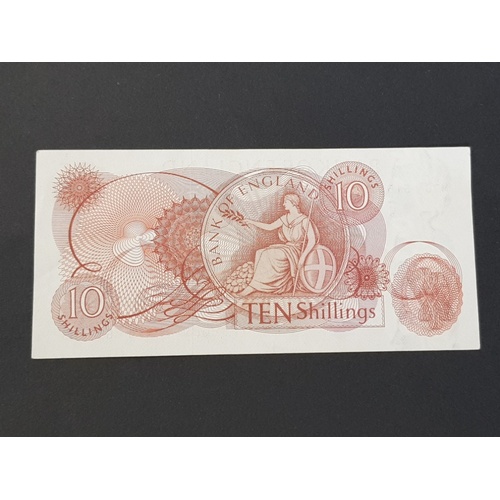 243 - 1966-70 TEN SHILLINGS FFORDE BANKNOTES ABOUT EF