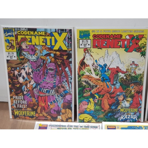 249 - 8 MISCELLANEOUS MARVEL COMICS INCLUDES GENETIX AND STAR TREK ETC KEPT WELL PRESERVED IN PROTECTIVE S... 