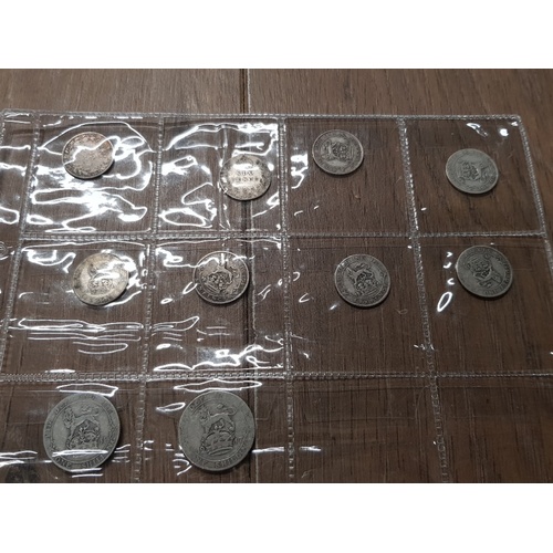 289 - 10 PRE 1920 FULL SILVER BRITISH COINS INCLUDES SIX PENCE AND SHILLINGS