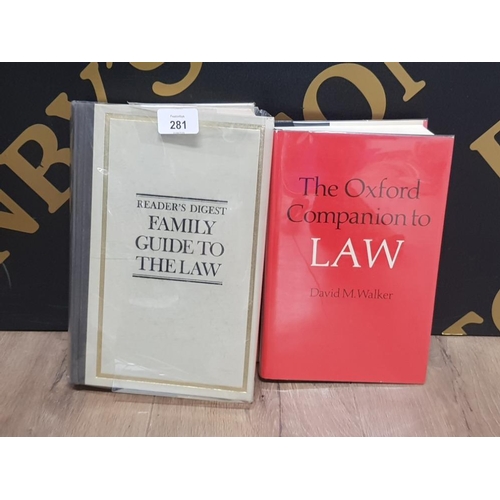 144 - 2 HARDBACK LAW BOOKS INCLUDING THE FAMILY GUIDE TO LAW AND THE OXFORD COMPANION TO LAW