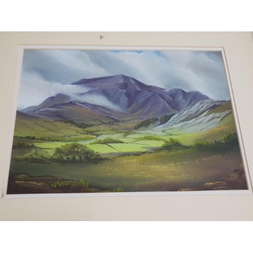 273 - A FRAMED PASTEL DRAWING OF CADER IDRIS BY J D PARRACK 30CM BY 23CM