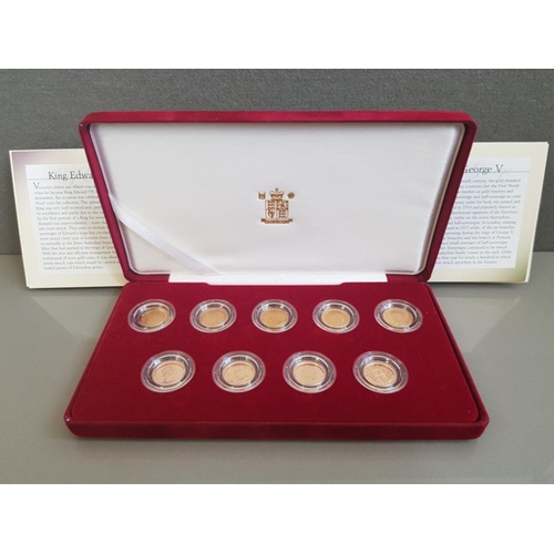 383 - GOLD COINS HALF SOVEREIGN QUEEN VICTORIA - QUEEN ELIZABETH THREE DIFFERENT DESIGNS SUPERBLY PRESENTE... 