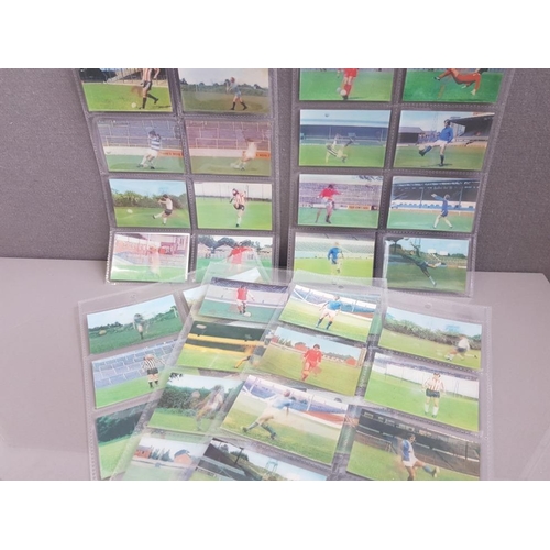 7 - CIGARETTE TRADE CARDS FOOTBALL BY THE SUN 1972 3D CARDS 55 DIFFERENT ONES