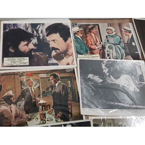 395 - COLLECTION OF 18 FILM STILLS INCLUDES JAMES BOND YOU ONLY LIVE TWICE AND BING CROSBYS ROAD TO MOROCC... 