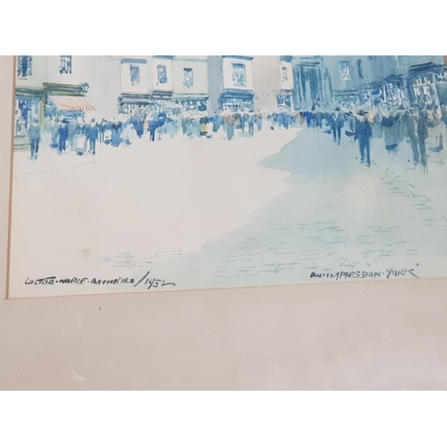 411 - VICTOR NOBLE RAINBIRD IMPRESSION YORK SIGNED BOTTOM LEFT 24CMS X 15CMS