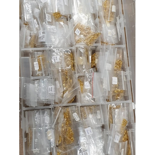 373 - 2 TRAYS OF COSTUME JEWELLERY