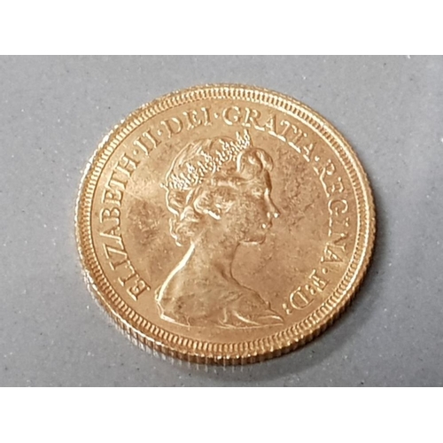 548 - 22CT GOLD 1976 FULL SOVEREIGN COIN