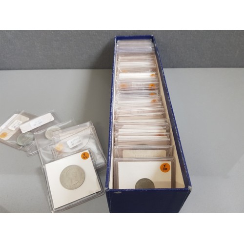 5 - COINS AUSTRALIAN AND NEW ZEALAND RANGE OF 96 IN BOX INCLUDING SOME SILVER