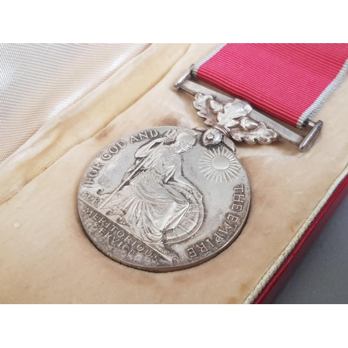 51 - MEDALS GROUP OF THREE ALL BOXED BRITISH EMPIRE MEDALS (ER2) TO ALBERT LOGAN, ELIZABETH II CORONATION... 