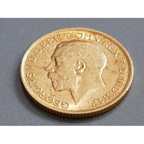 73 - 22CT GOLD 1912 FULL SOVEREIGN COIN