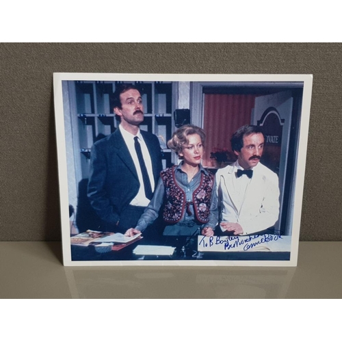 91 - AUTOGRAPHS COMEDY SELECTION OF PHOTOS SOME SIGNED BY BARBARA WINDSOR JOANNA LUMLEY GEORGE COLE AND M... 