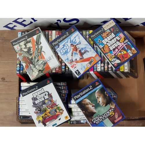 159 - COLLECTION OF DVDS AND PLAYSTATION 2 GAMES INC GRAND THEFT AUTO VICE CITY, METAL GEAR SOLID 2, SSX 3... 