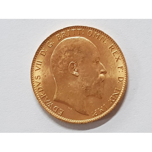 198 - 22CT GOLD 1904 FULL SOVEREIGN COIN