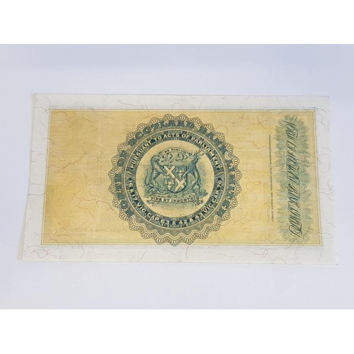 35 - NORTH OF SCOTLAND BANK LTD 1 POUND BANKNOTE DATED 1-3-1935, SERIES J, PICK S639, PRESSED GVF