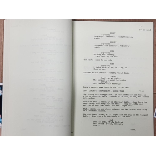 89 - THE BLUE BIRD SCRIPT (STARRING LIZ TAYLOR AND JANE FONDA) A FINAL DRAFT SHOOTING SCRIPT FOR GEORGE C... 